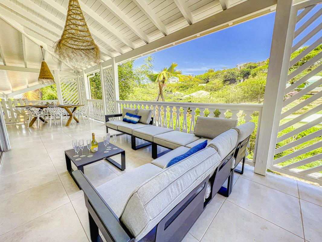 A louer villa Baie Orientale Saint Martin_ Terrasse - 4